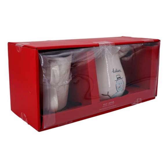 Rae Dunn Stacking Mugs (2) & Cocoa Pot Set - Picture 3 of 7